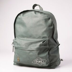 Victoria Secret Pink Nylon Mini Backpack Sage Green‎